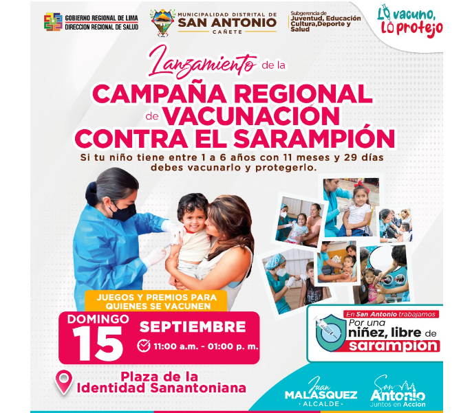 Campaña Regional de Vacunación contra el Sarampión