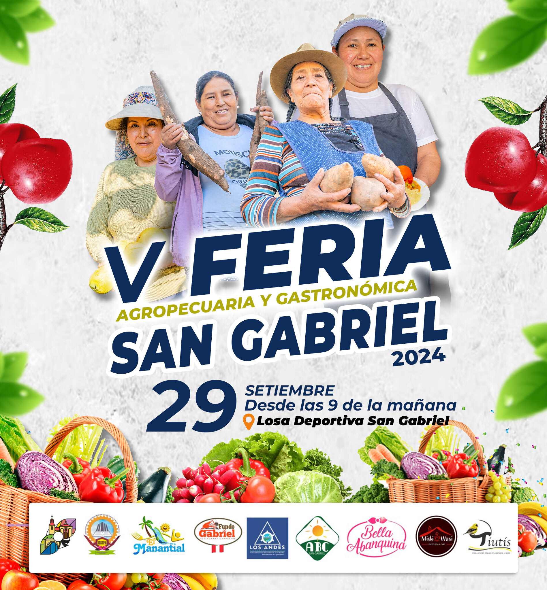 “V Feria Agropecuaria Y Gastronómica San Gabriel 2024.”