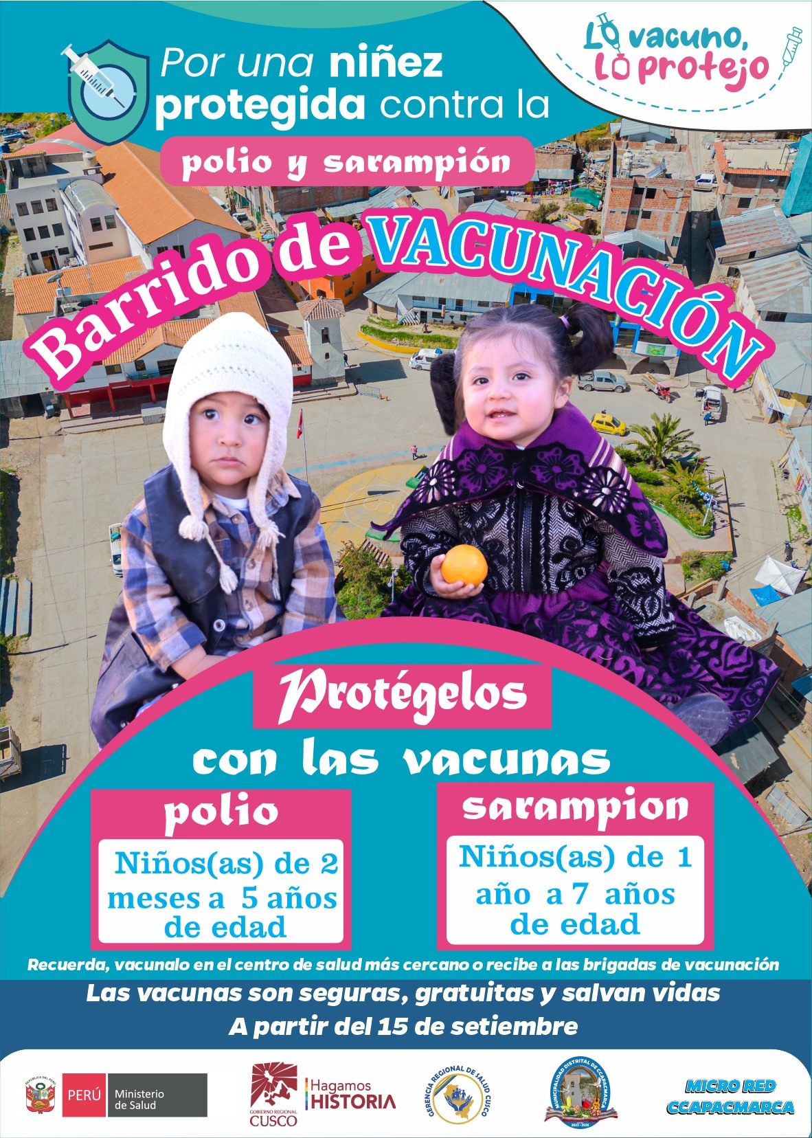 Gran lanzamiento de barrido de vacunación nacional de enfermedades de polio y sarampión