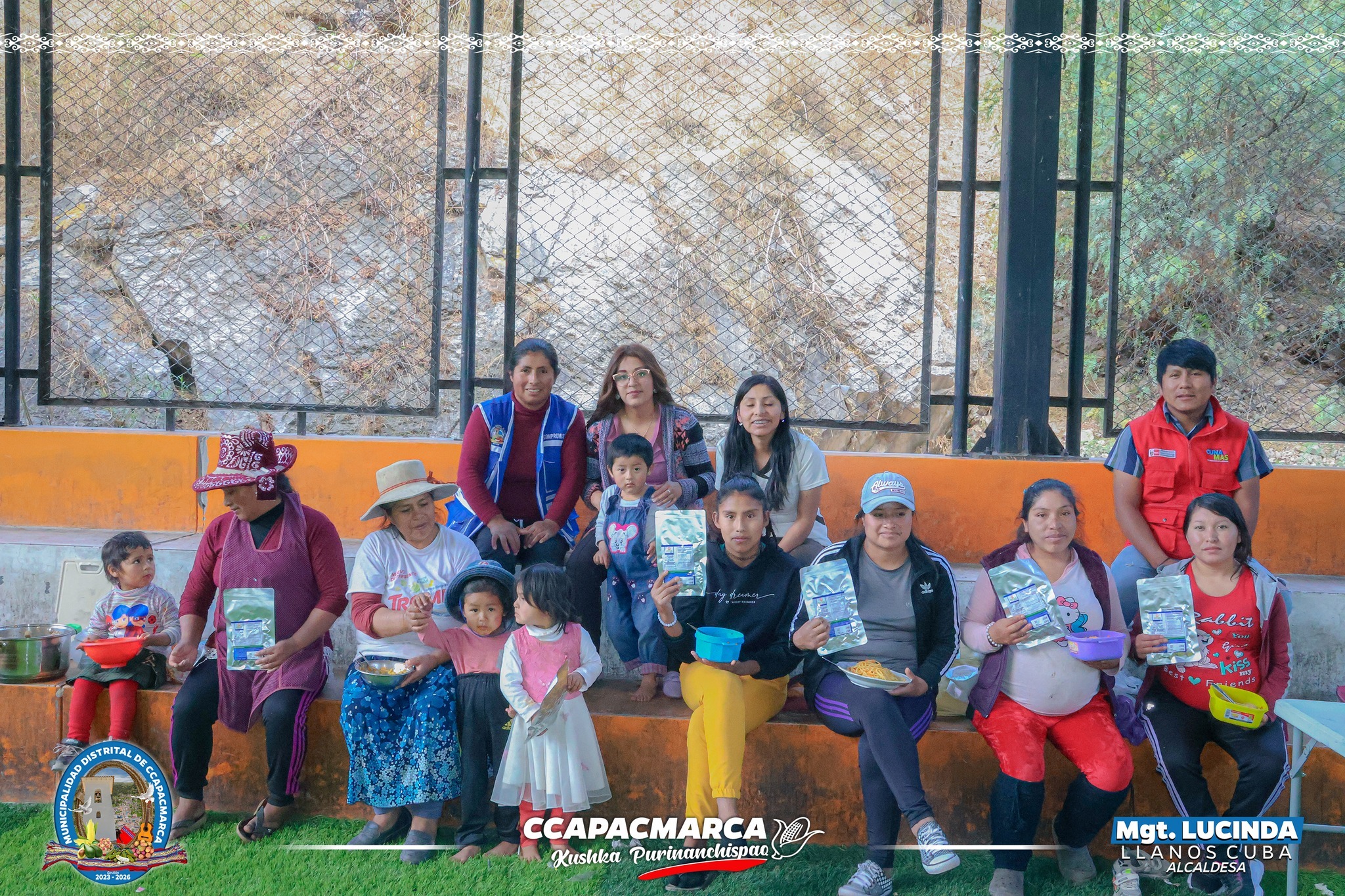 Sesiรณn demostrativa en la comunidad de Sayhua
