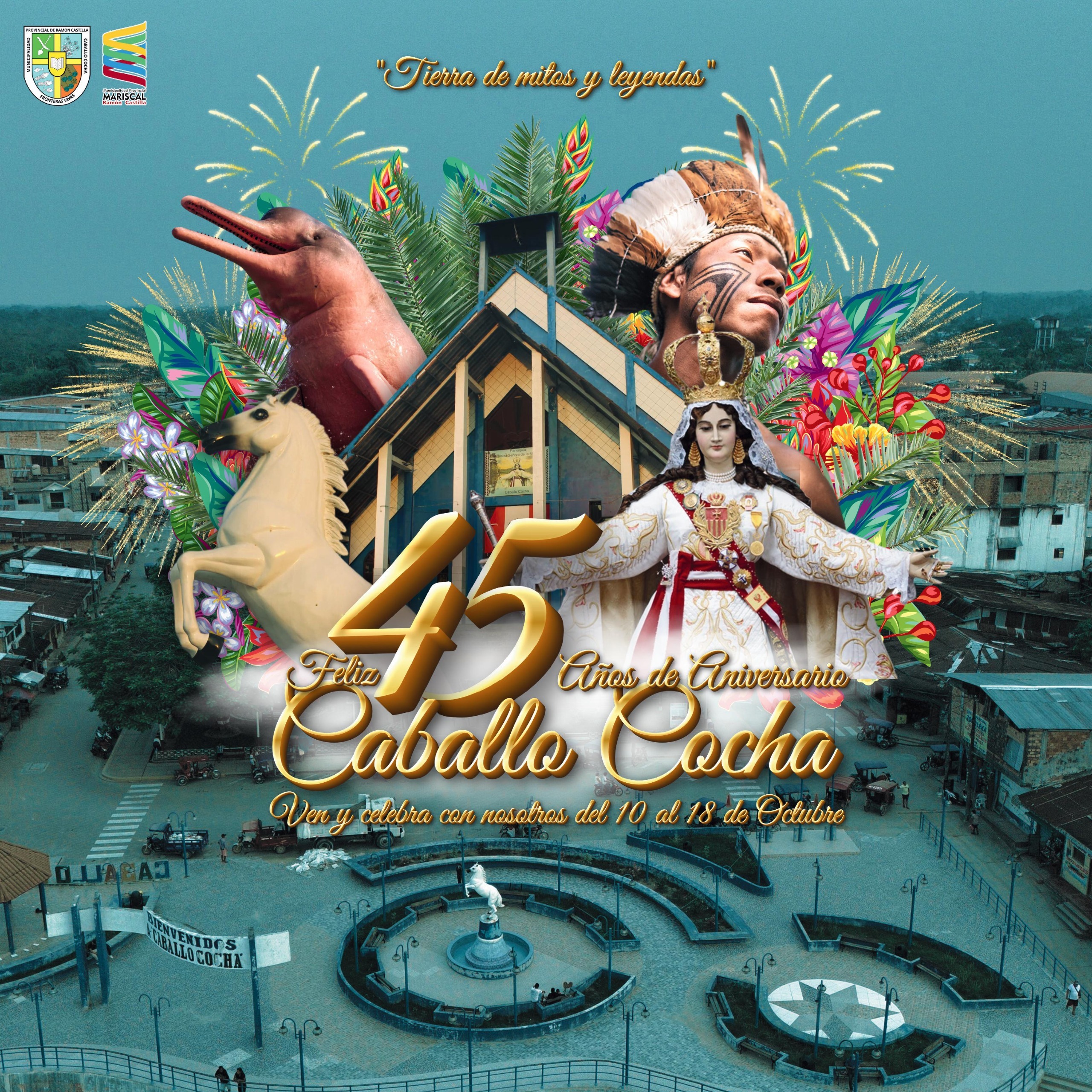 Feliz 45 años de aniversario CaballoCocha ven y celebra con nosotros desde 10 de 18 de cotubre