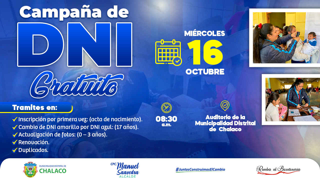 Campaña De DNI Gratuito