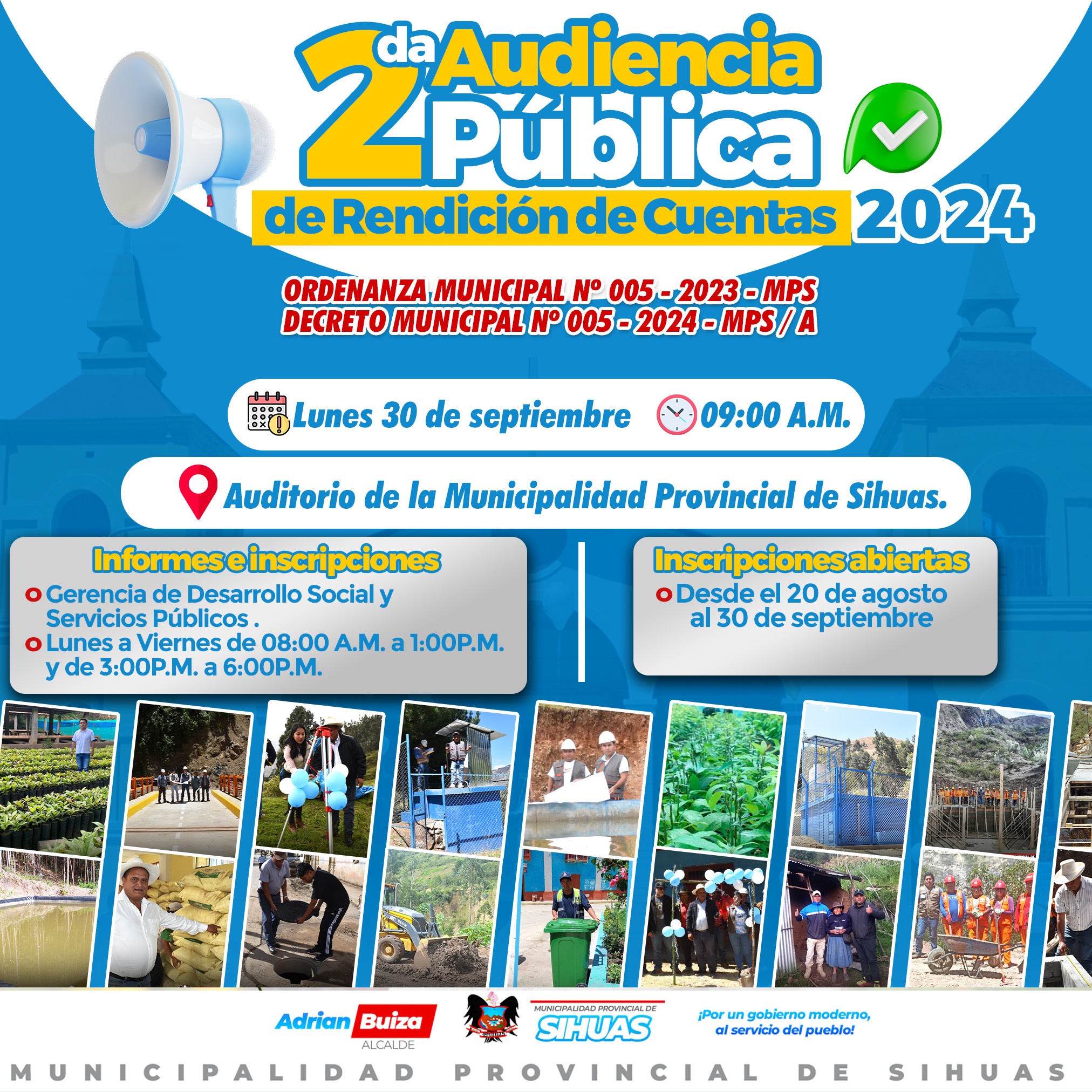 💠SEGUNDA AUDIENCIA PÚBLICA DE RENDICIÓN DE CUENTAS 2024 👏