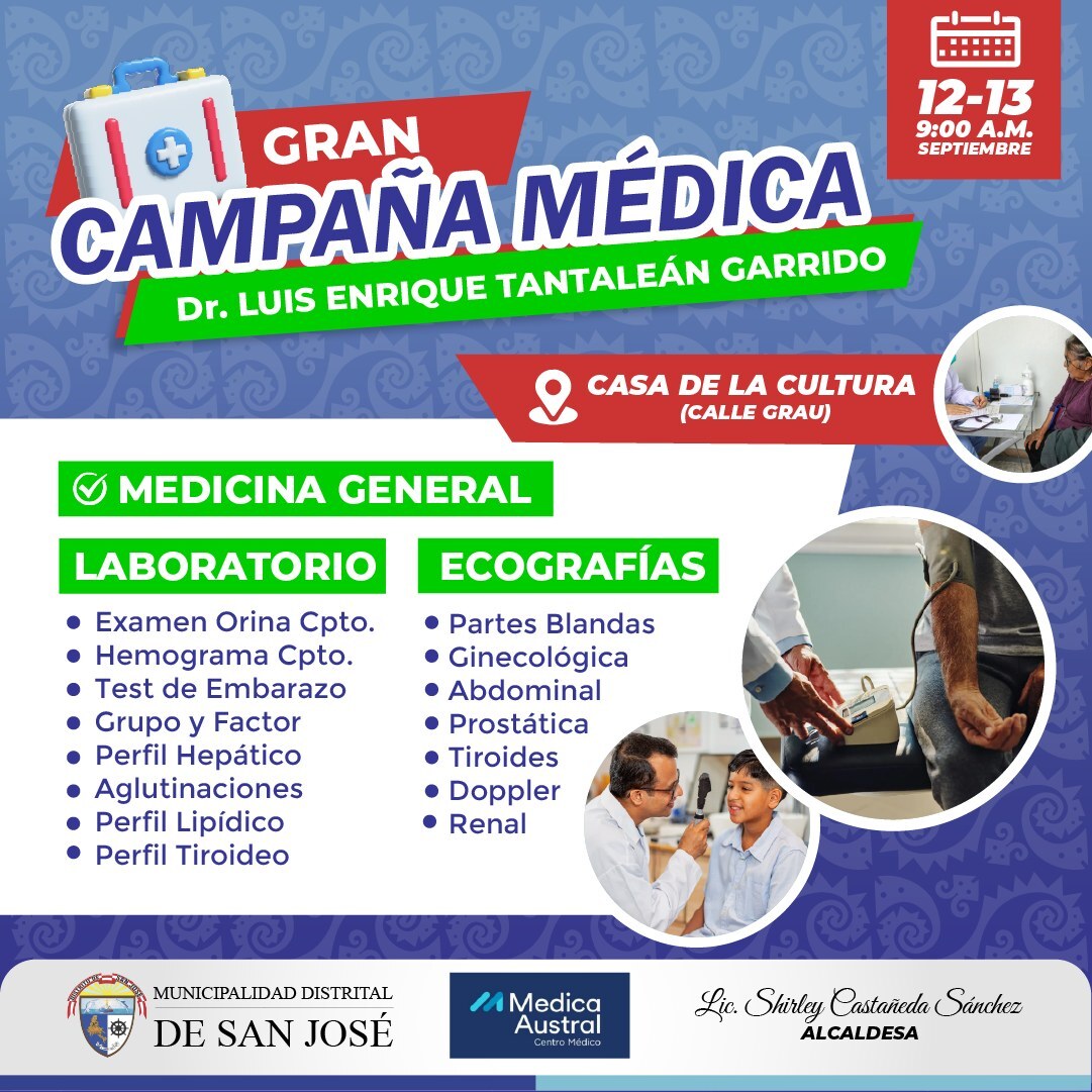 GRAN CAMPAÑA MÉDICA: CUIDANDO TU SALUD