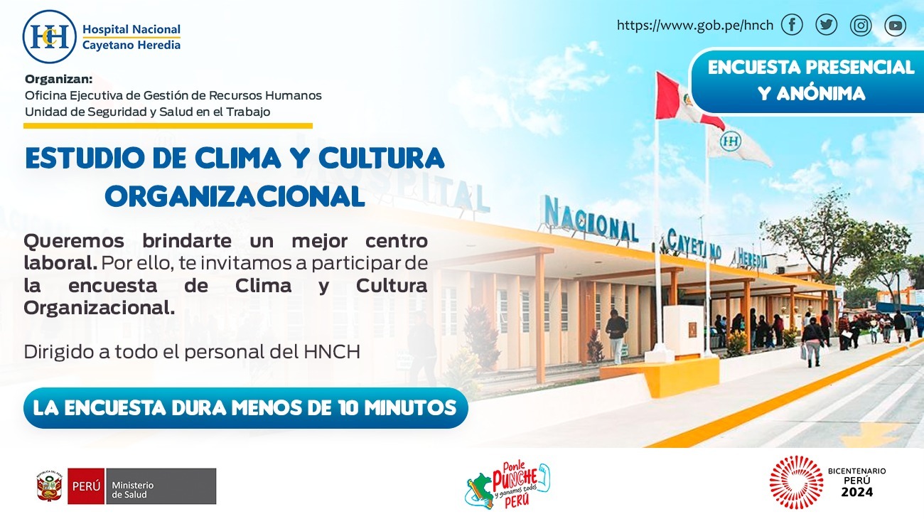 Participa de la encuesta de forma anónima hasta el 31 de octubre.