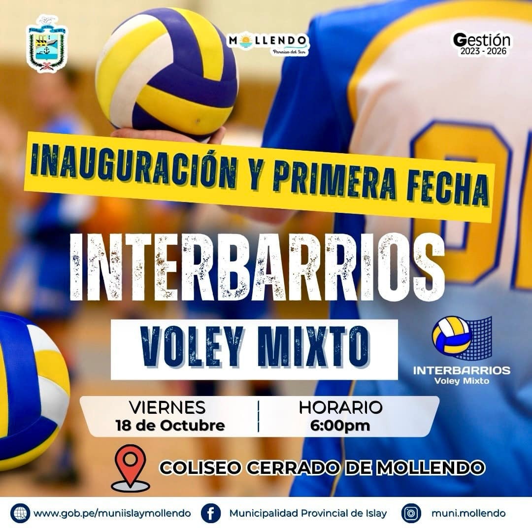 Inauguraci贸n y primera fecha Interbarrios