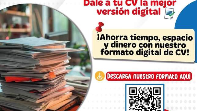 foto de No imprimas CV descarga formato en version digital