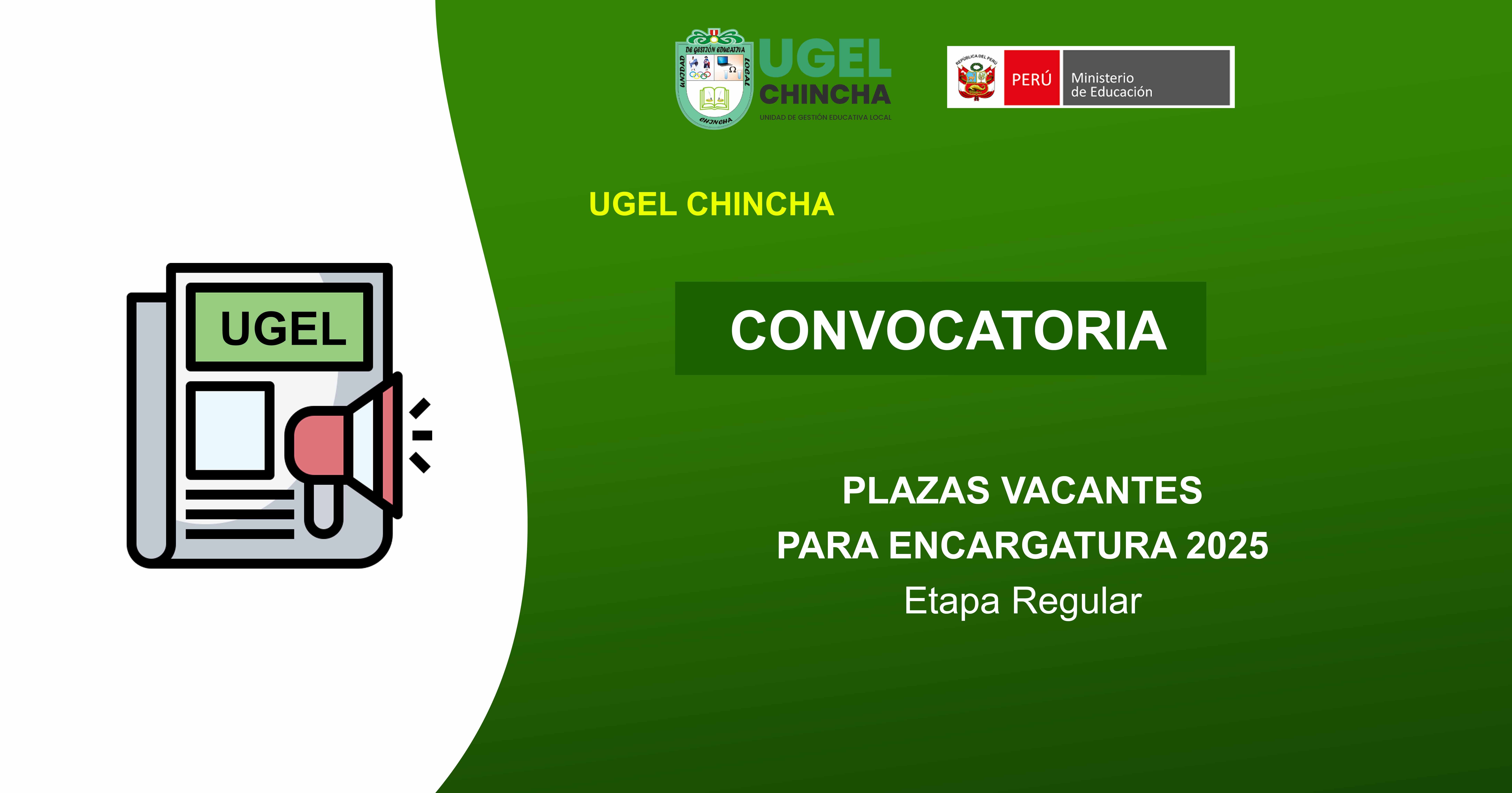 Encargatura 2025, etapa regular