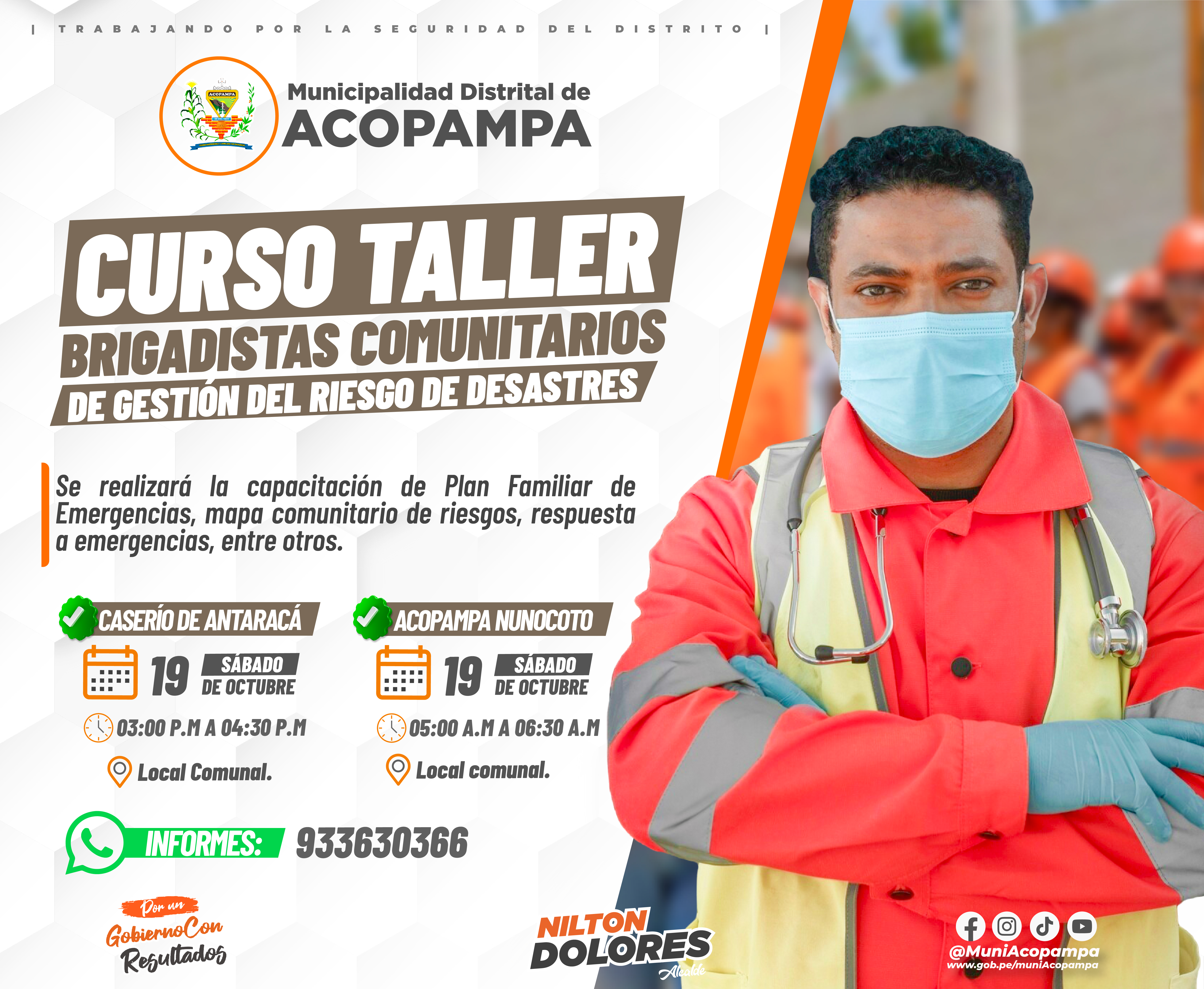 Curso taller para brigadistas comunitarios