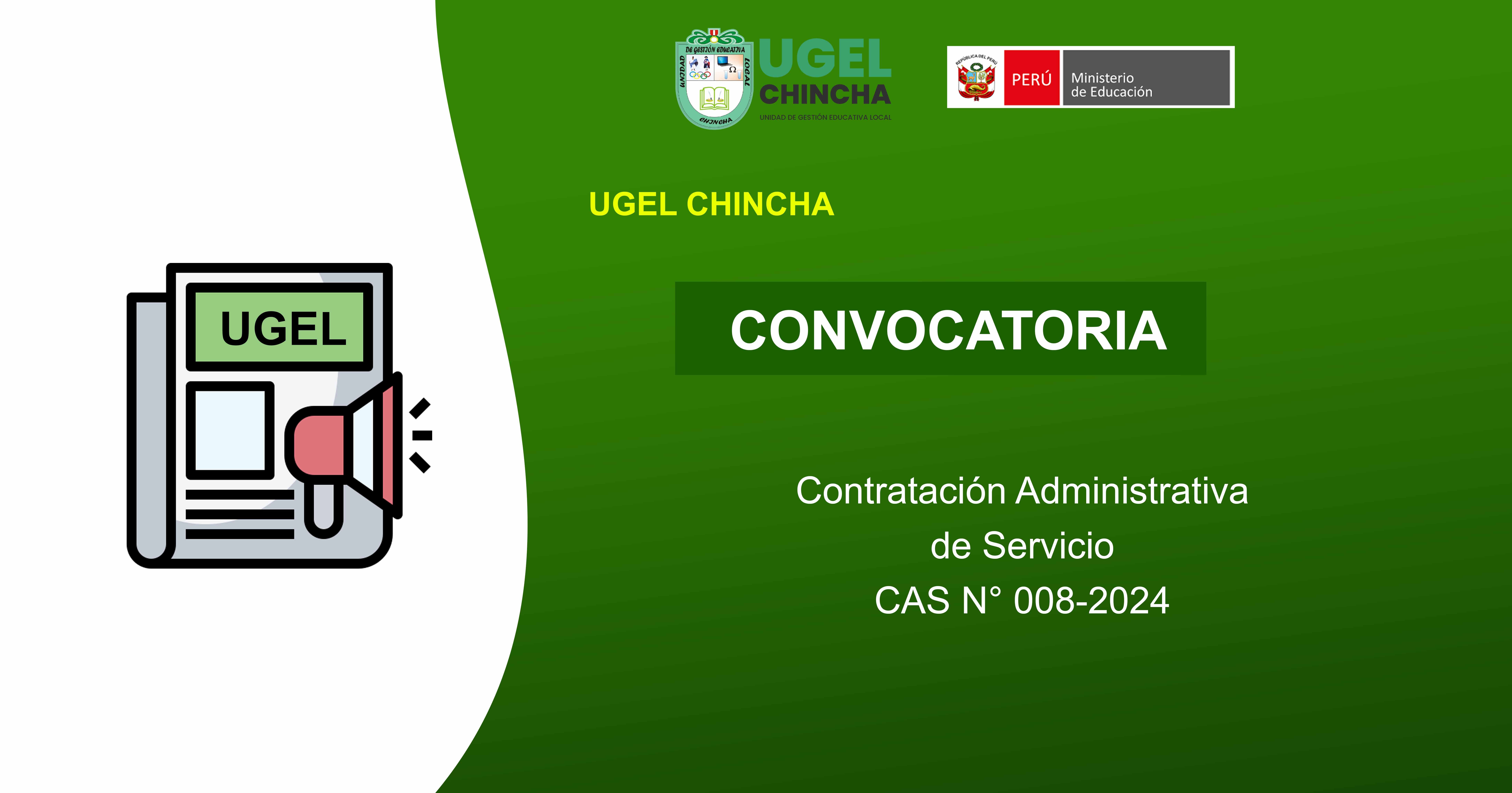 Contratación Administrativa de Servicios (CAS 008-2024)