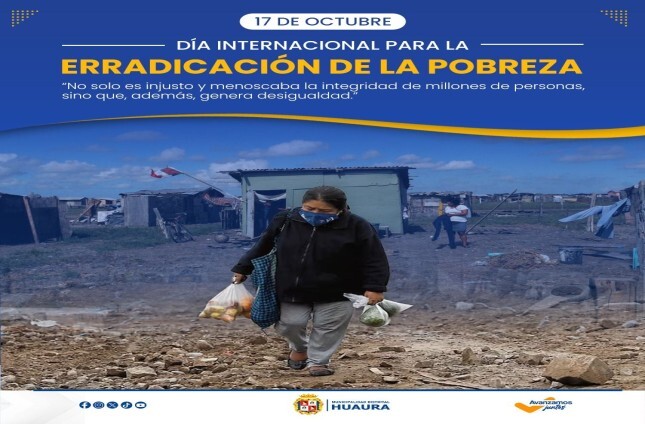 DÍA INTERNACIONAL PARA LA ERRADICACIÓN DE LA POBREZA
#17deOctubre.
