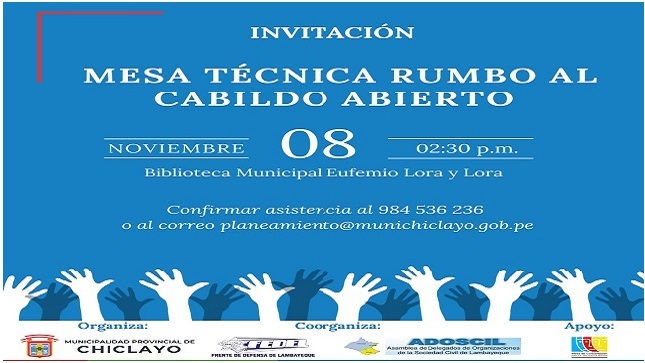 Mesa Técnica Rumbo al Cabildo Abierto.