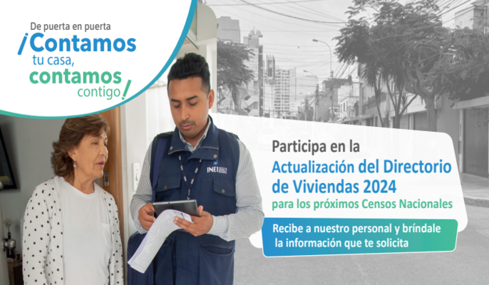 Inicio de la actualización del directorio de viviendas del 2024