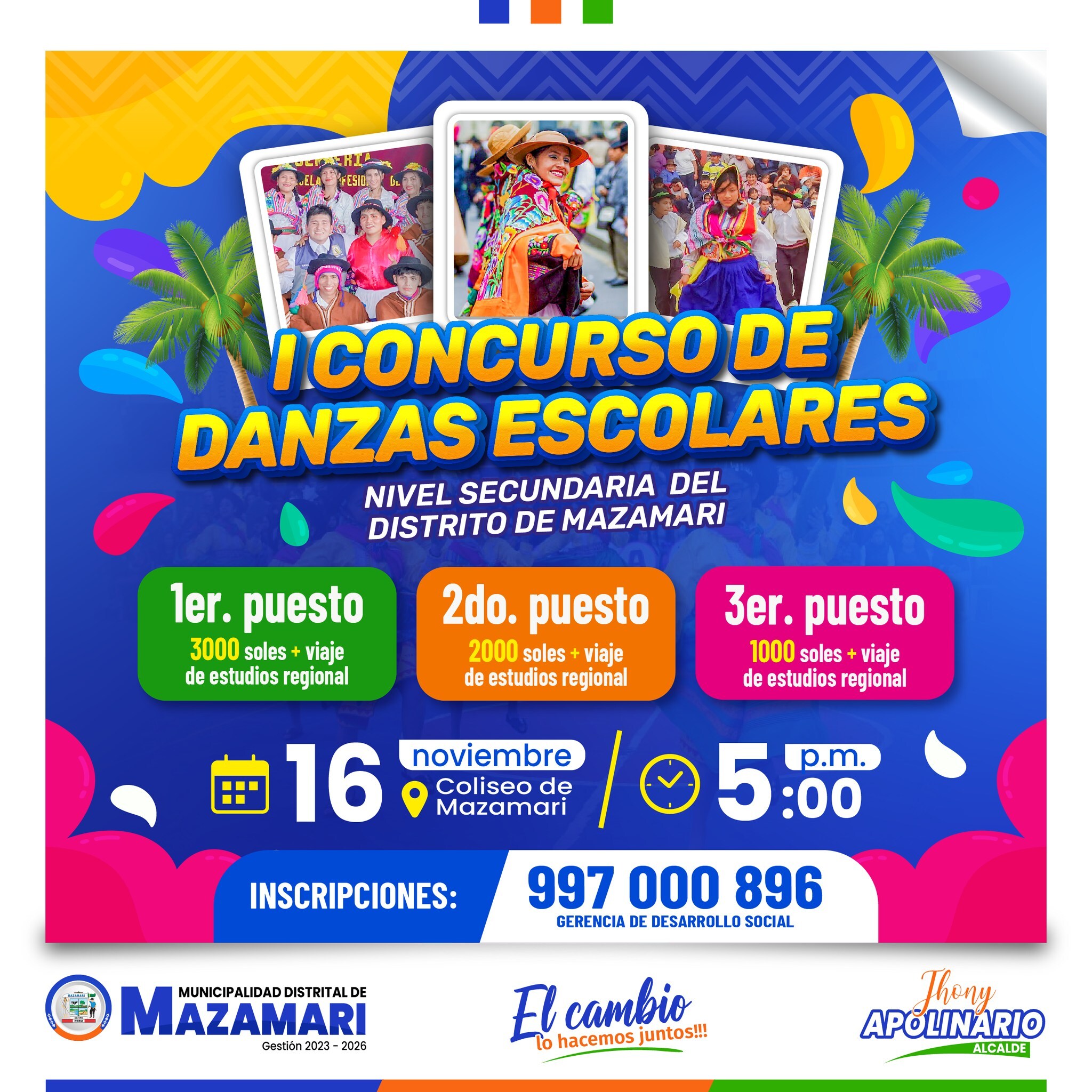 I CONCURSO DE DANZAS ESCOLARES 2024