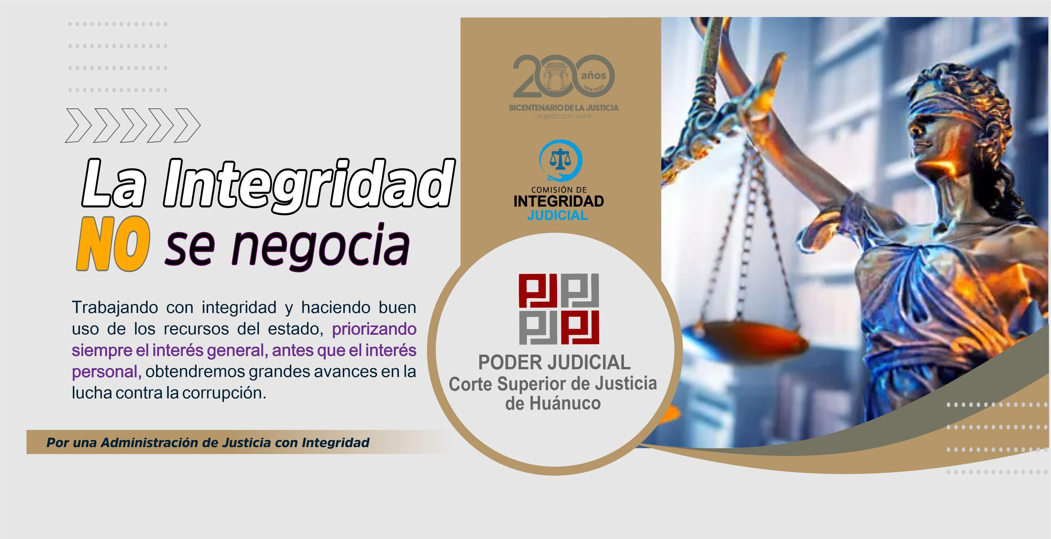 La Integridad NO se negocia