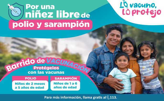 Barrido Nacional de Vacunación - Del 15 de septiembre al 27 de octubre
