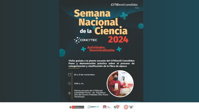 Visita guiada y demostración práctica del categorizado y clasificado de fibra