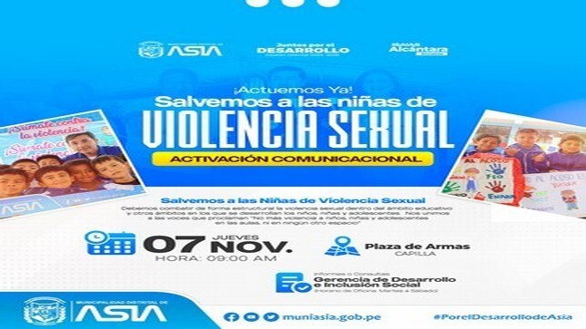 campaña ¡actuemos ya! salvemos a las niñas de la violencia sexual