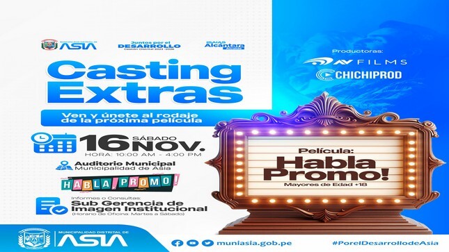 Casting Extras Para la Película Habla promo