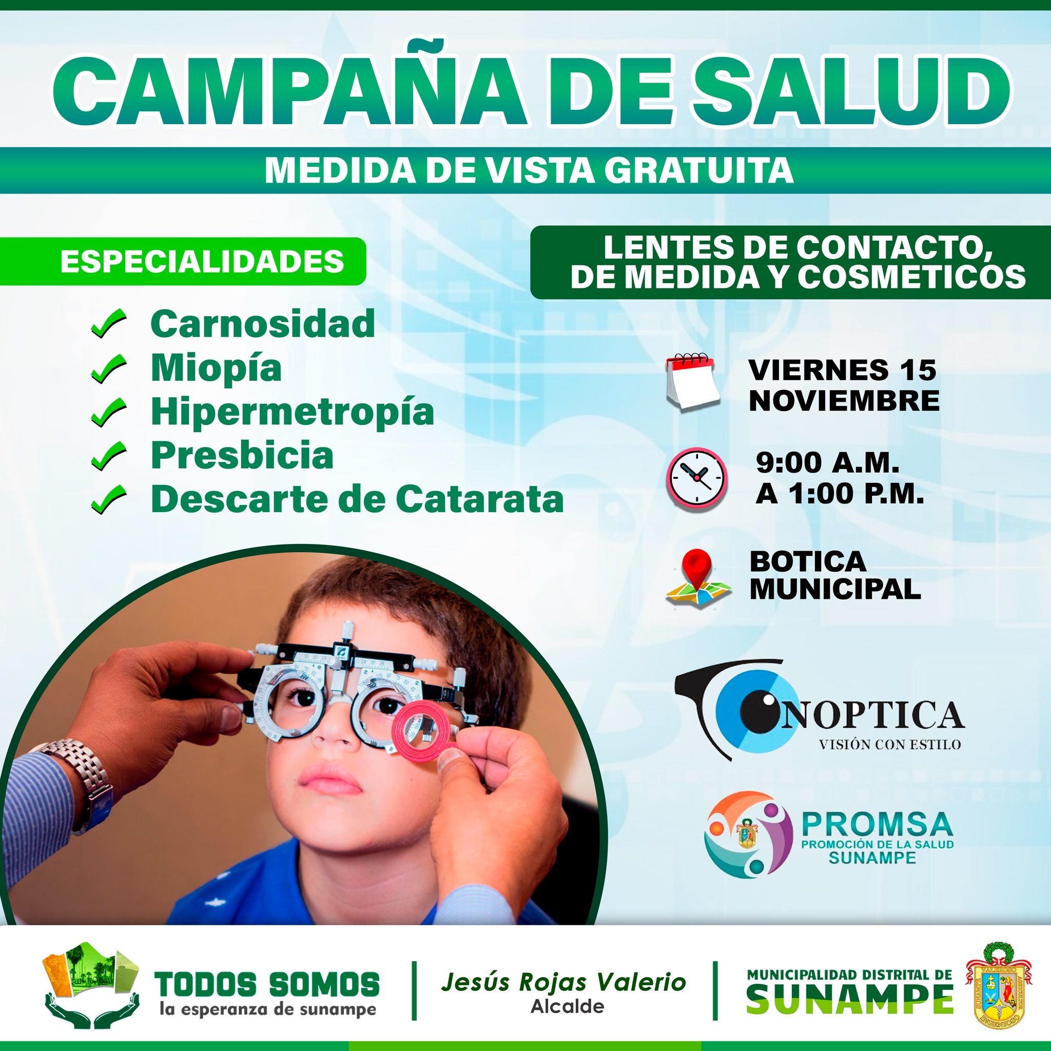 Capaña de Salud - Medida de Vista Gratuita