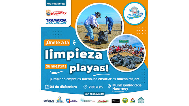 Campaña de limpieza de playas 2024 en Huarmey