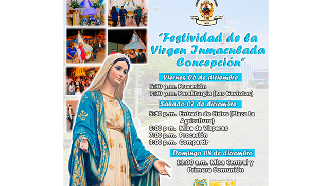 Festividad de la Virgen Inmaculada Concepción