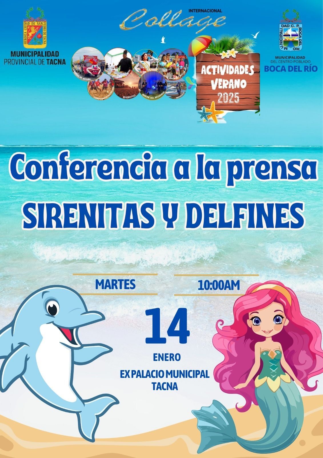 Conferencia de Prensa SIRENITAS Y DELFINES