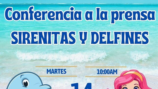 Conferencia de Prensa SIRENITAS Y DELFINES