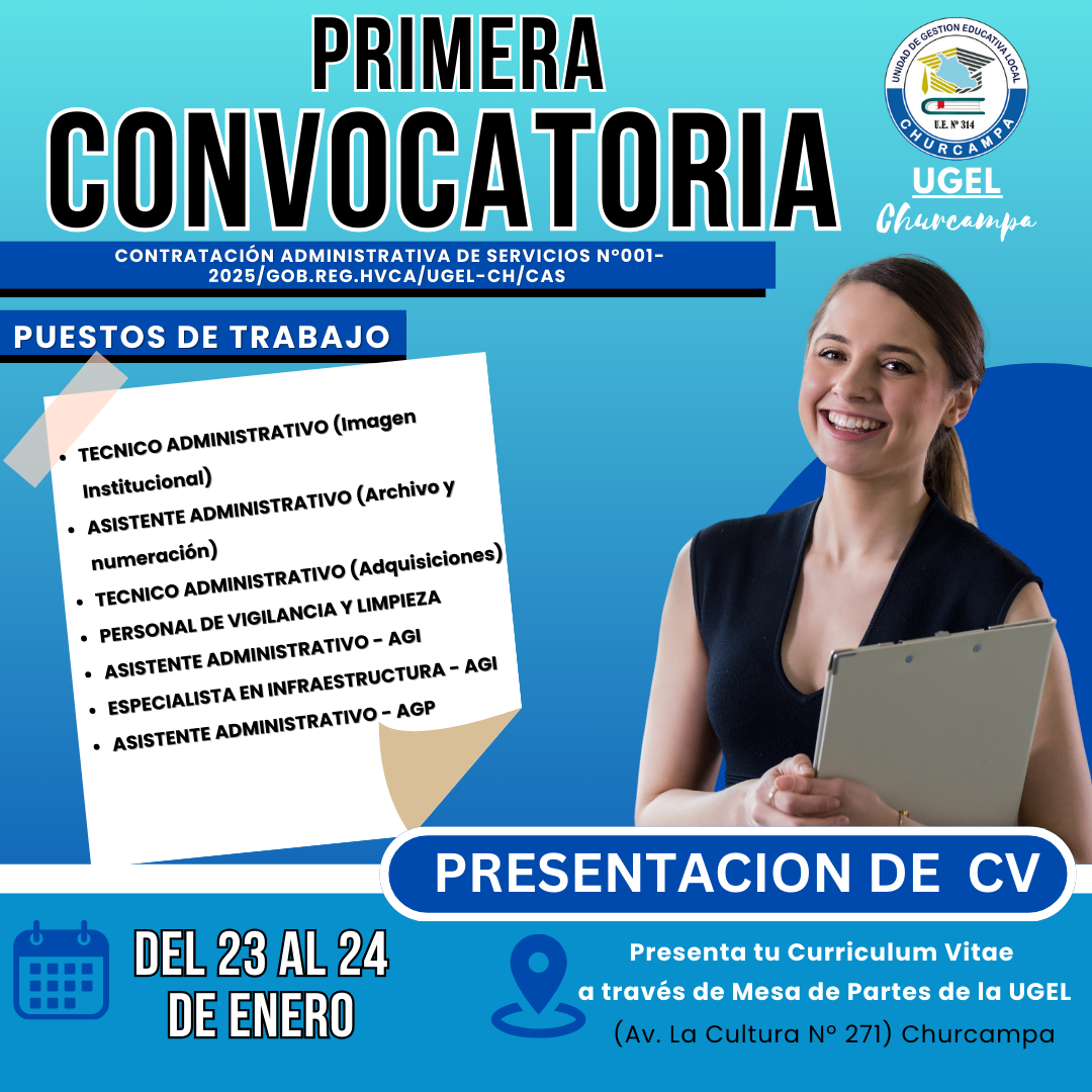 Oportunidad Laboral