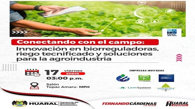 Innovación en biorreguladoras, riego tecnificado y soluciones de agroindustria
