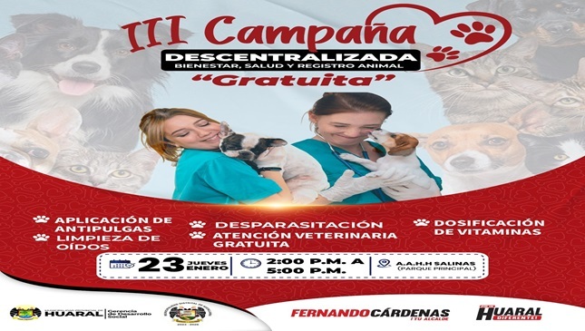 隆Atenci贸n, vecinos de Huaral!