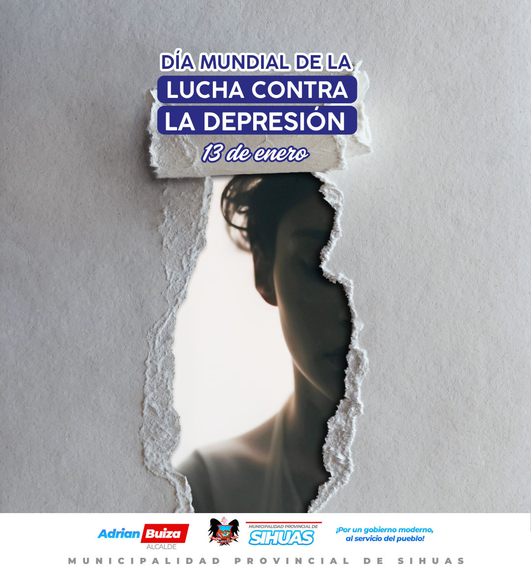 🔹𝟭𝟯 de enero: día mundial de la lucha contra la depresión 🫂