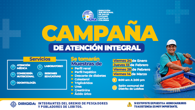 Campaña de Atención Integral en Lobitos