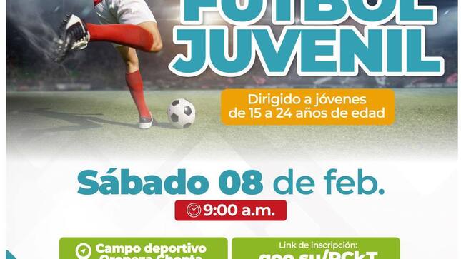 Fútbol Juvenil en Oropeza Chonta