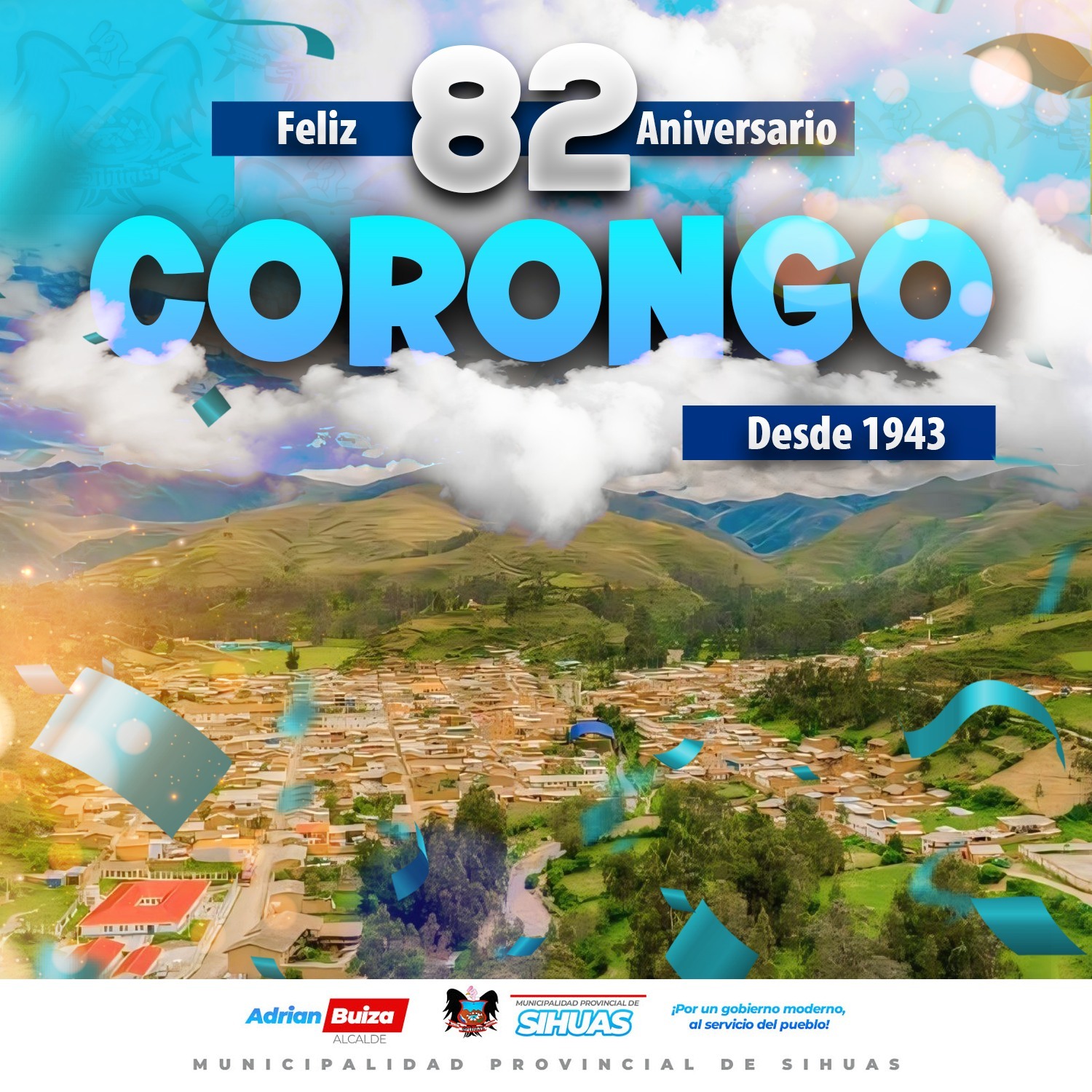 π Β‘Feliz ππ«π«π«ππΒ° aniversario de la provincia de corongo! π
