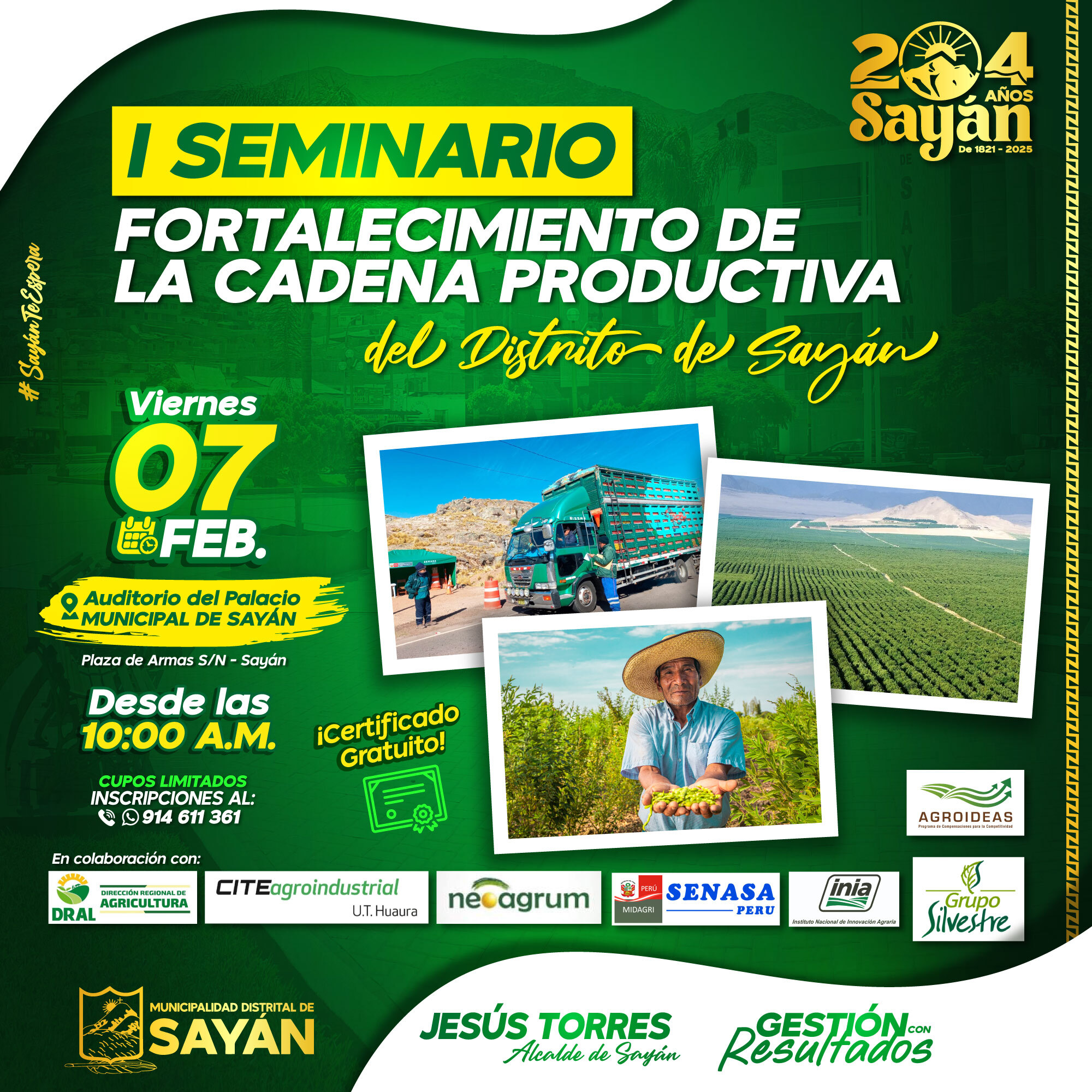 𝗦𝗘𝗠𝗜𝗡𝗔𝗥𝗜𝗢 𝗔𝗚𝗥Í𝗖𝗢𝗟𝗔 𝗩𝗜𝗘𝗥𝗡𝗘𝗦 𝟳 𝗗𝗘 𝗙𝗘𝗕𝗥𝗘𝗥𝗢