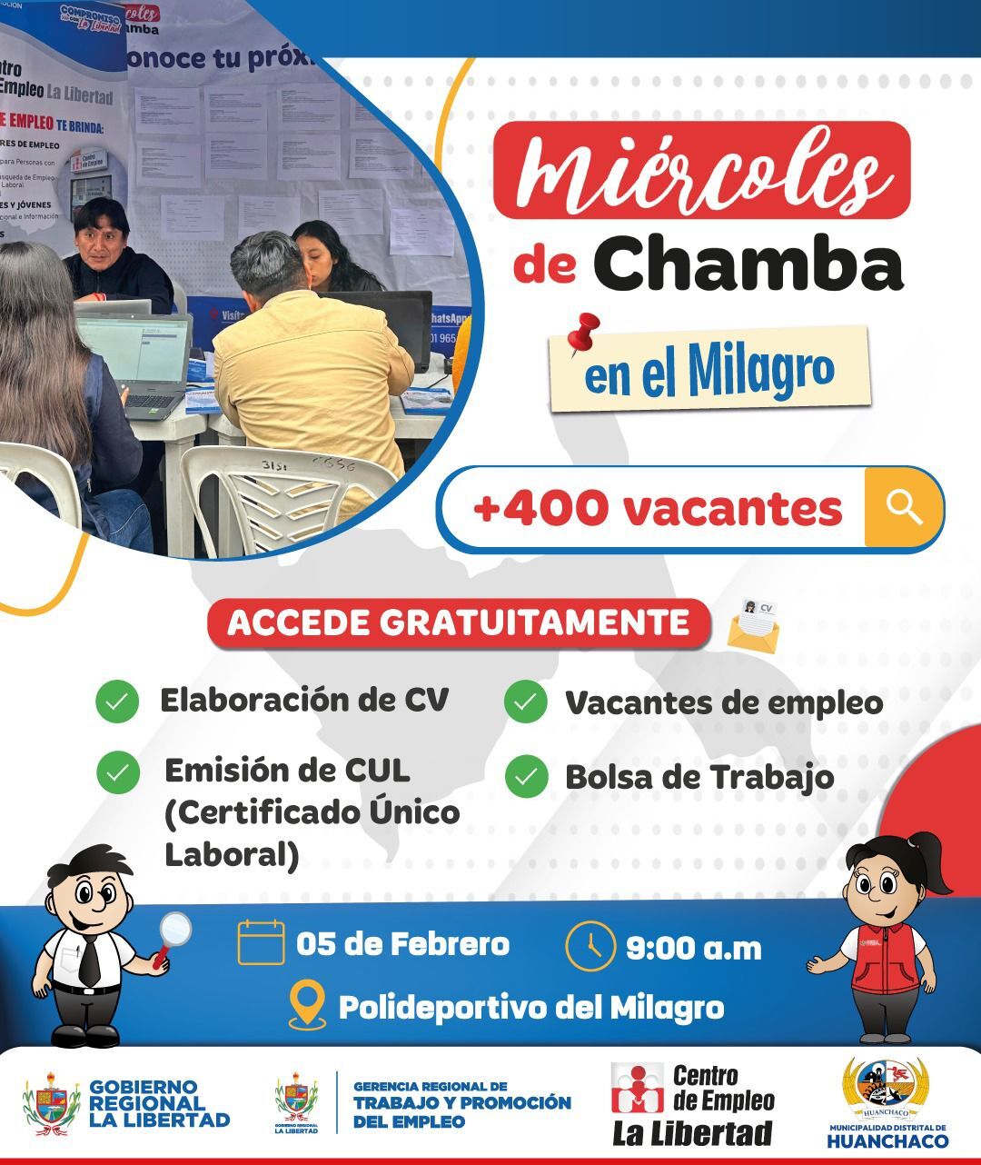 Miércoles de Chamba en el Milagro