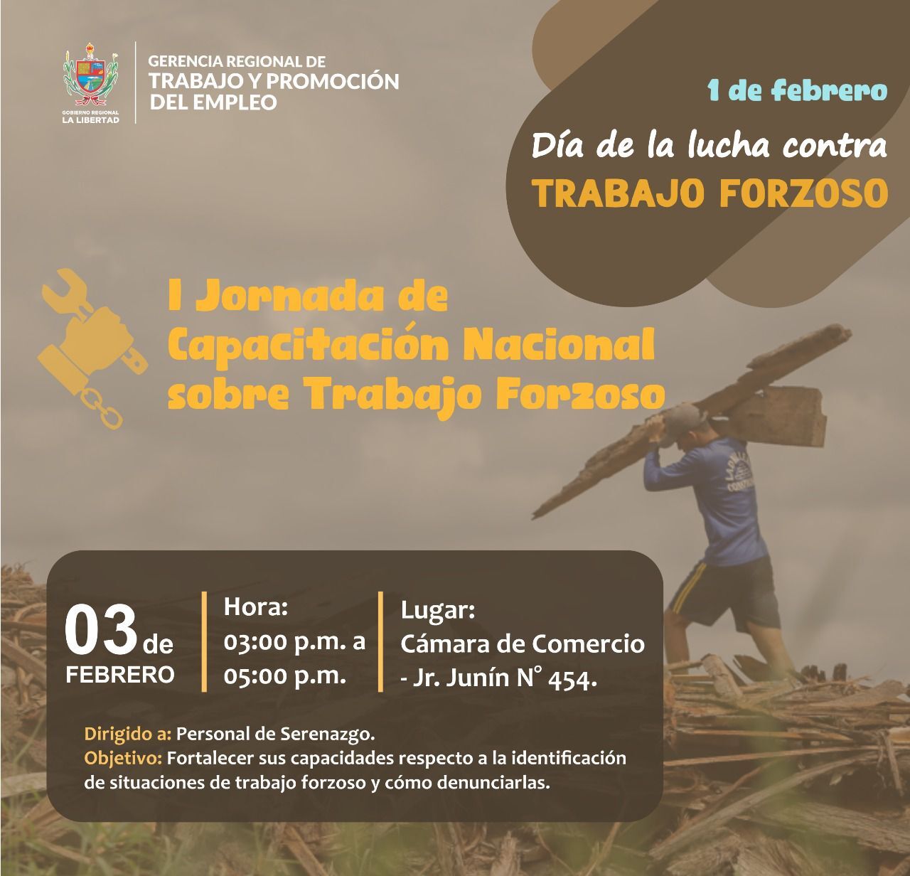 I Jornada de Capacitación Nacional sobre Trabajo Forzoso