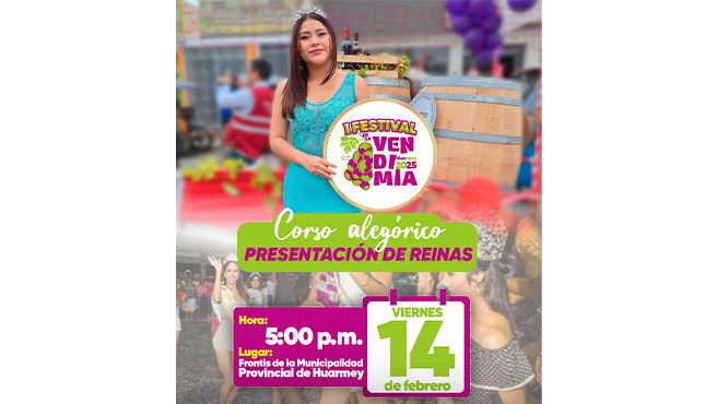 Corso Alegórico - presentación de Reinas