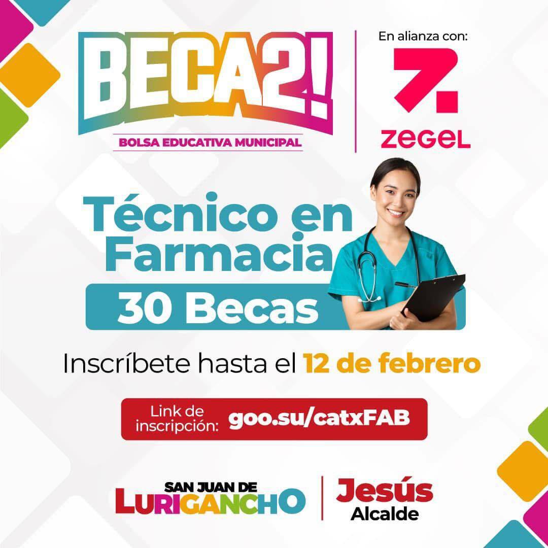 30 Becas para Técnico en Farmacia