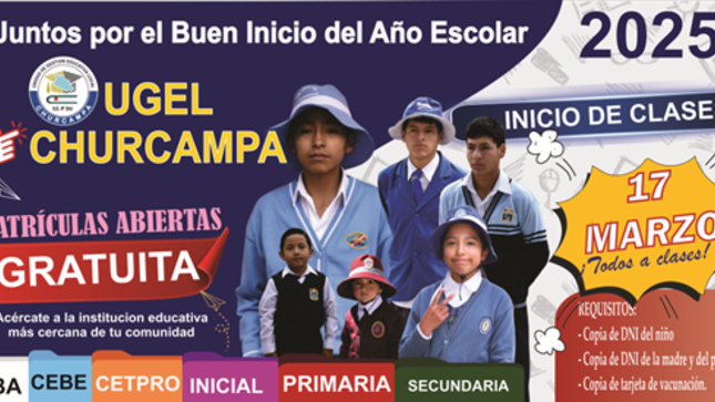📌Descarga aquí el “Instructivo con disposiciones específicas para cada tipo de proceso de matrícula para el año escolar 2025”, para su conocimiento, aplicación, difusión u otras acciones que correspondan.