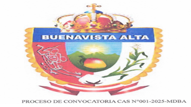 Convocatoria CAS 01-2025-MDBA