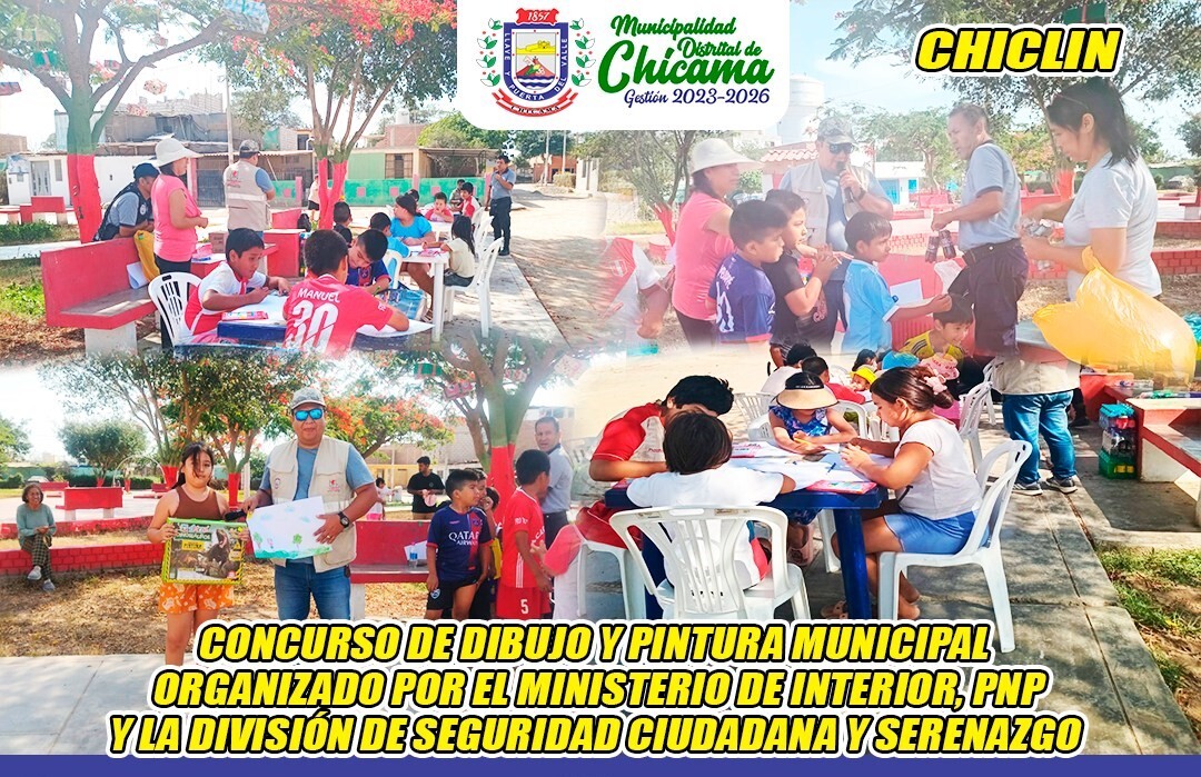 Concurso de Dibujo y pintura municipal organizado por el ministerio del interior