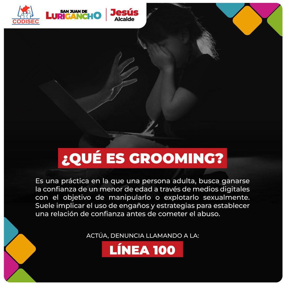 Que nuestros hijos e hijas no caigan en el 'Grooming'