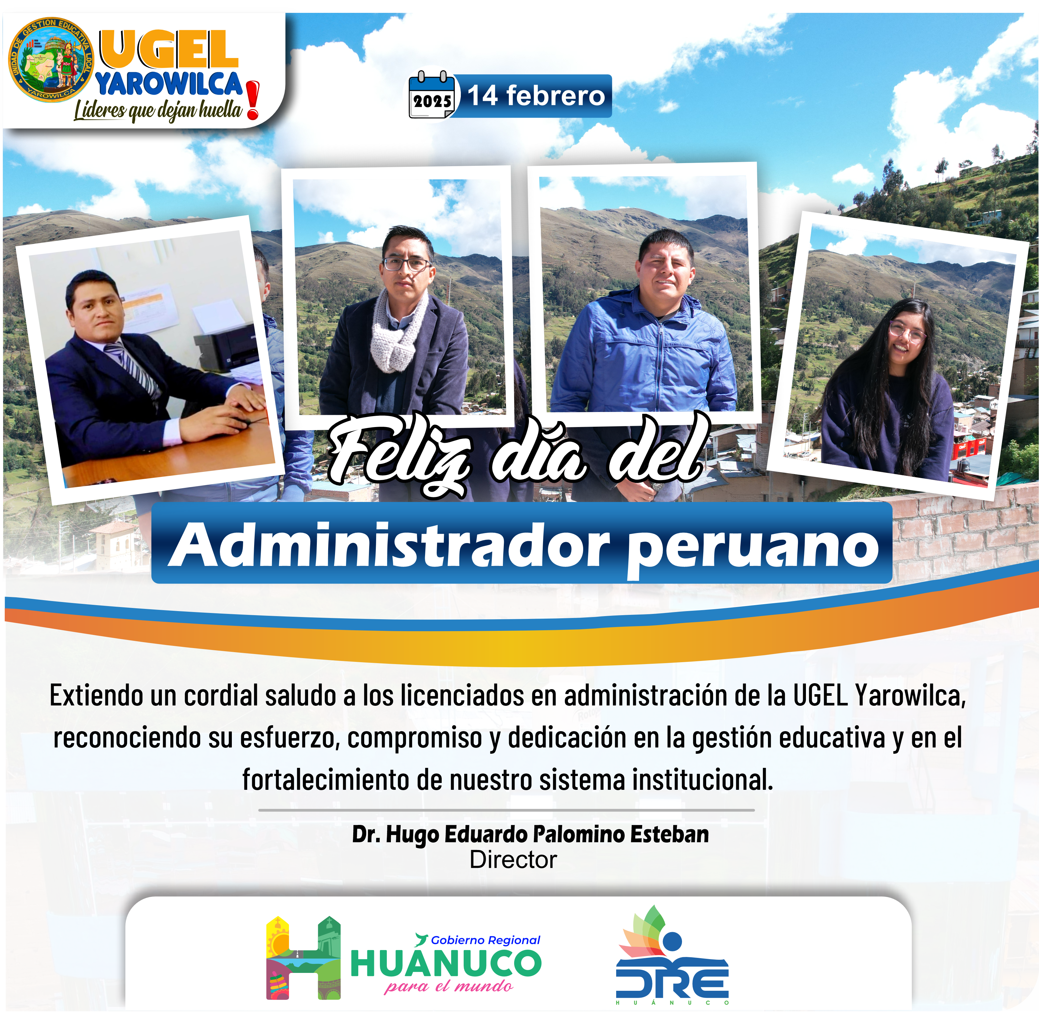 ¡Feliz día del administrador peruano!
#14febrero