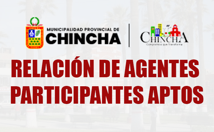 Relación de agentes participantes Aptos
