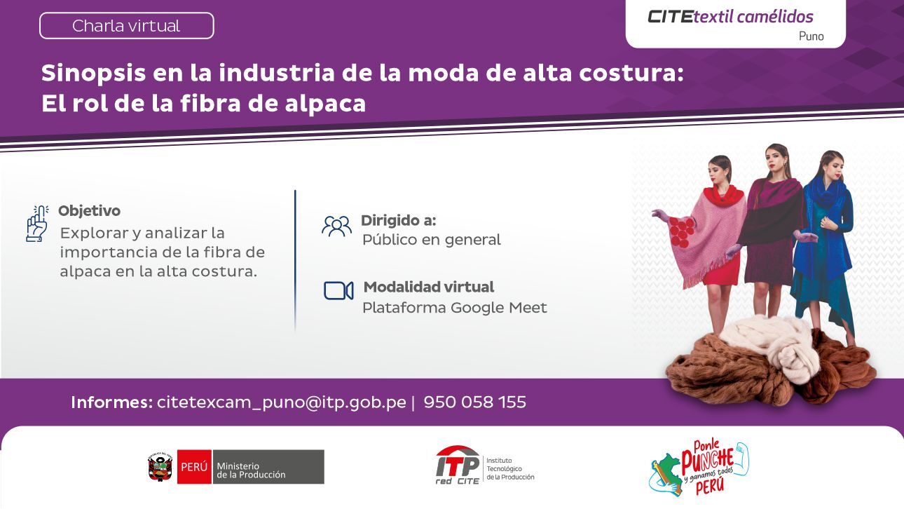 Sinopsis en la industria de la moda de alta costura: El rol de la fibra de alpaca