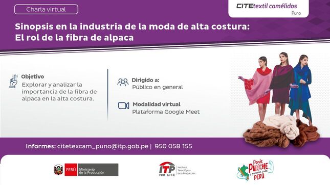 Sinopsis en la industria de la moda de alta costura: El rol de la fibra de alpaca