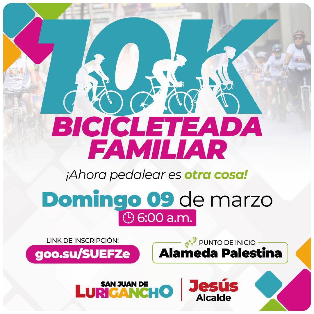 10K Bicicleteada Familiar