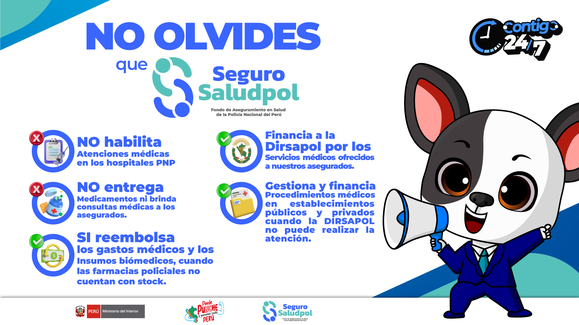 No olvides que Seguro Saludpol